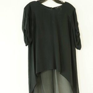 BCBG MAXAZRIA Caterina Split-Back Top